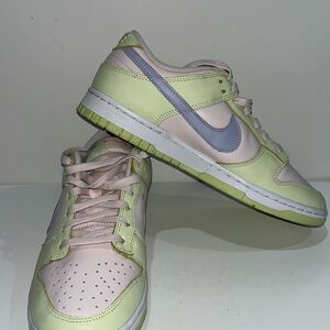 Nike Pastel Green and Lavender Sneakers